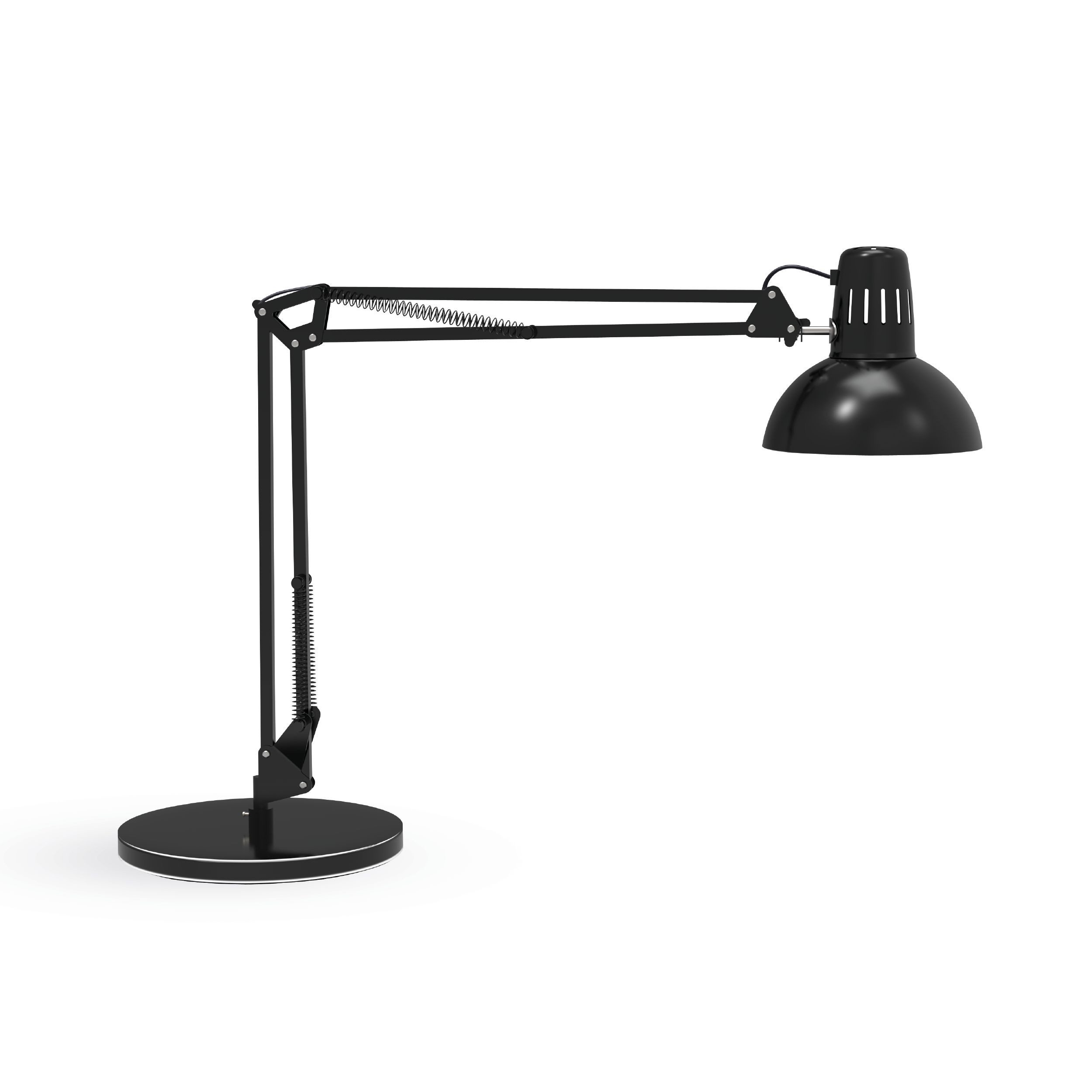 MAUL LED Schreibtischlampe Tischleuchte MAULstudy, mit Standfuß exkl. Leuchtmittel E27, 9,5 Watt LED-Leuchtmittel, Verstellbarer Arm, Verstellbare Höhe