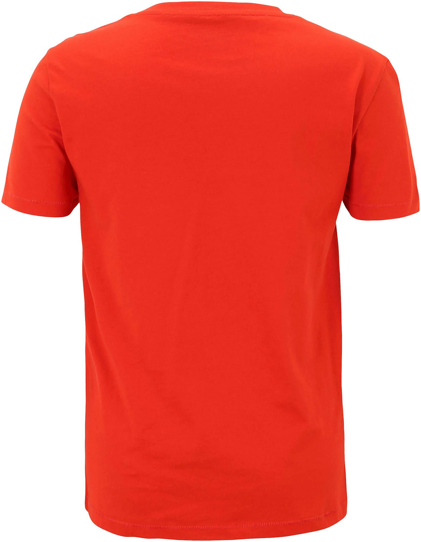 NEUE fiery Tamaris red - T-Shirt mit KOLLEKTION Rundhalsausschnitt