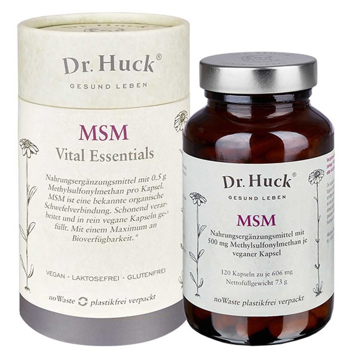 Dr. Huck ® MSM Kapseln Vegan Kapseln, 73,0000 g
