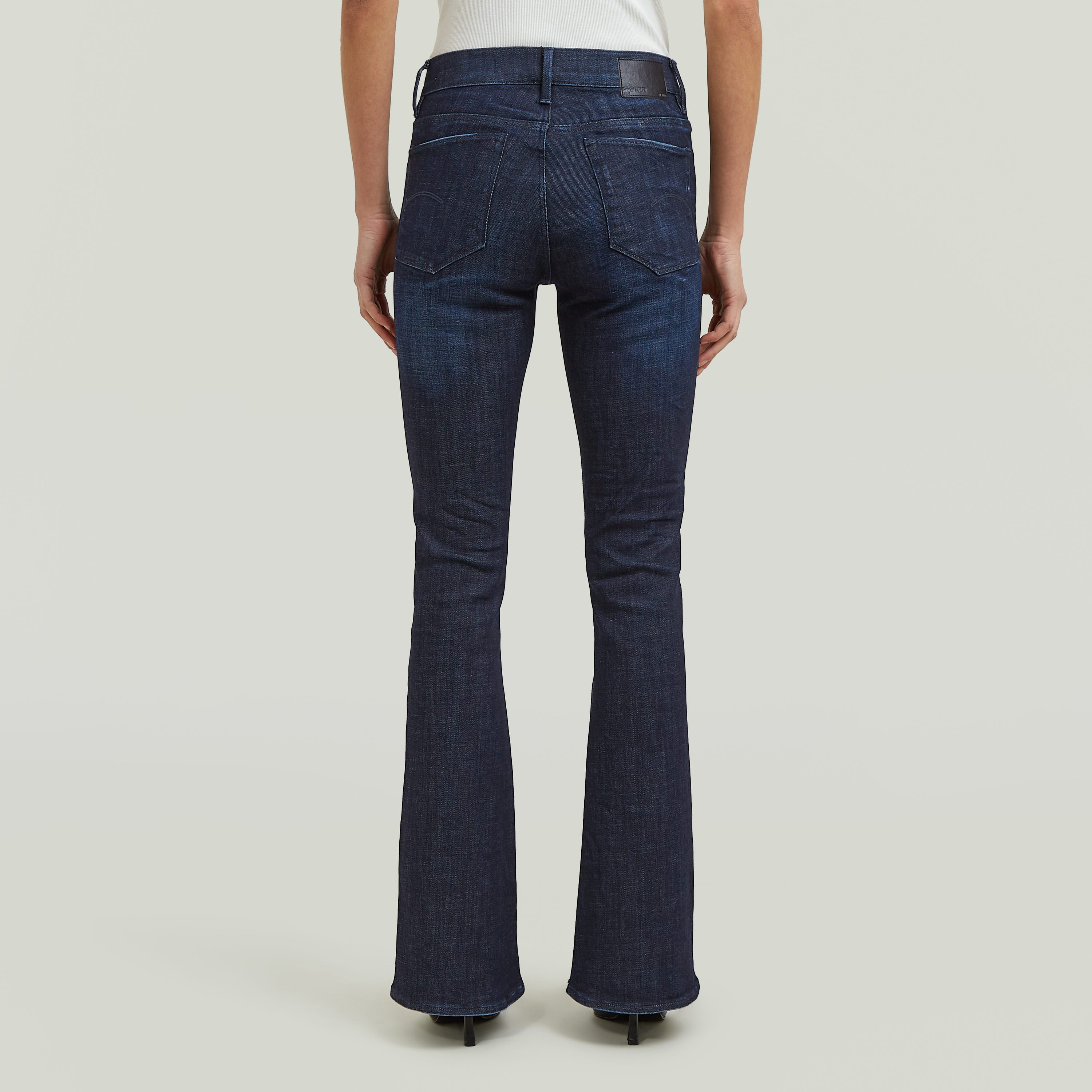 G-STAR Bootcut-Jeans 3301 Flare Wmn aus Stretch-Denim