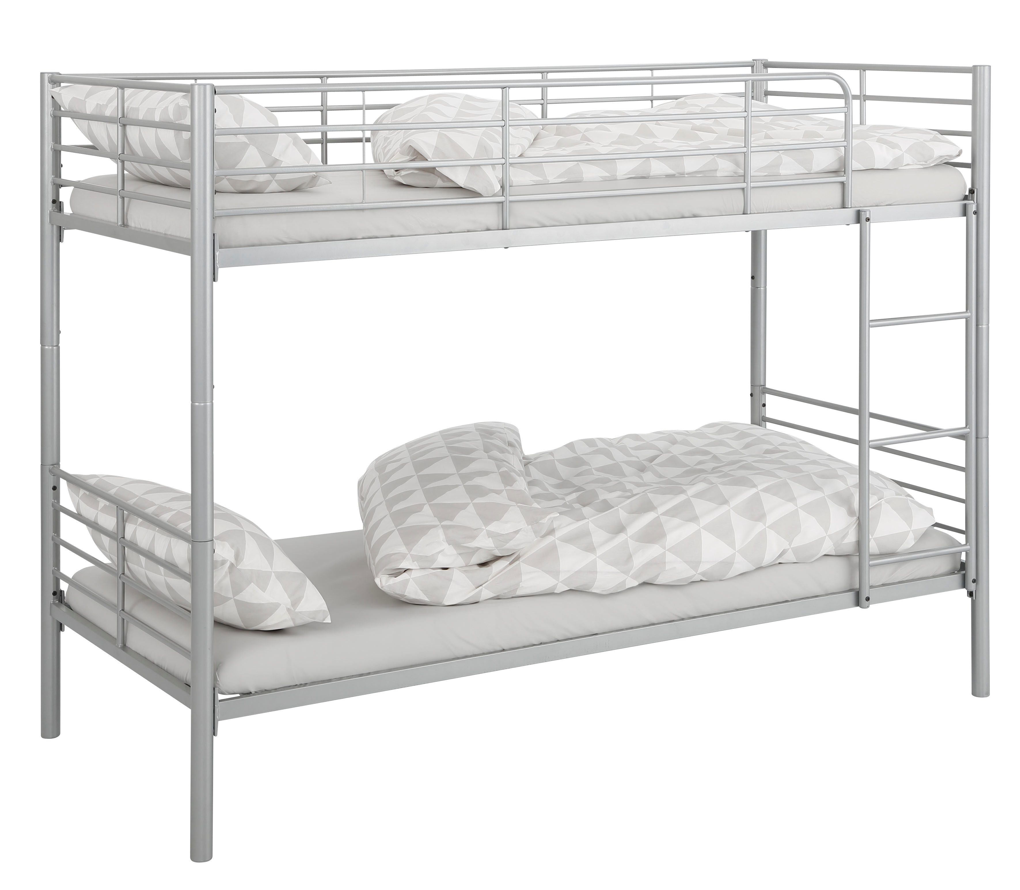 OTTO home Etagenbett Hayo, Metallbett, Stockbett (teilbar in 2 Einzelbetten), perfekt für kleine Räume, mehrere Farben, (B/T/H) ca. 208/97/160 cm