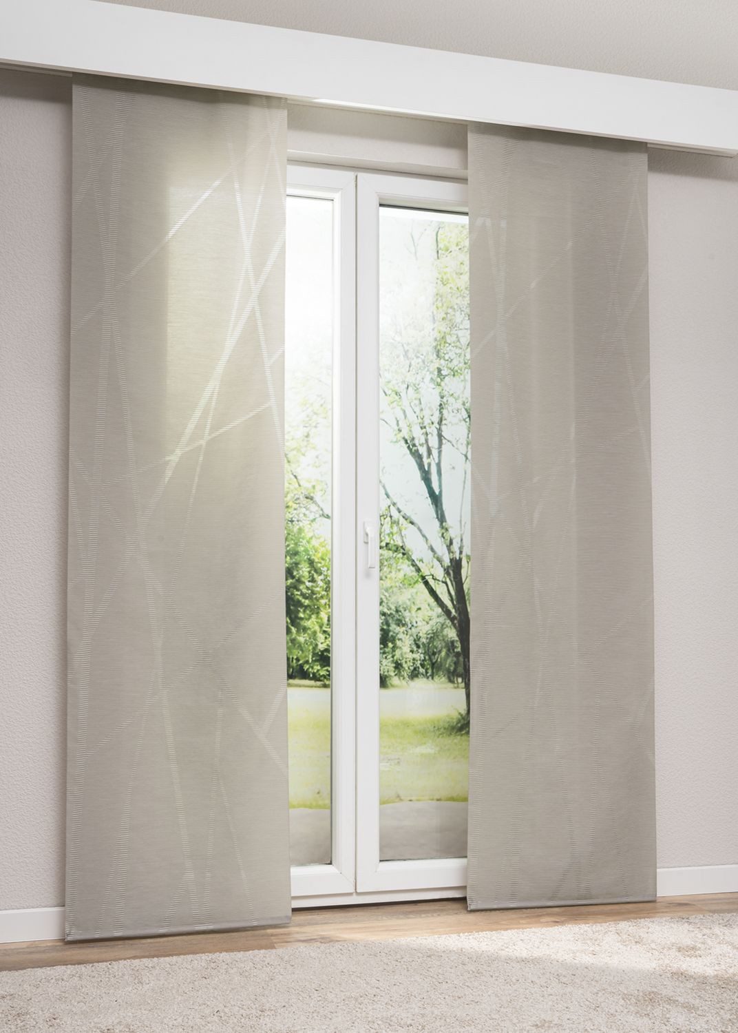 LYSEL® Schiebegardine Toliara (1 St), transparent, HxB 245x60cm