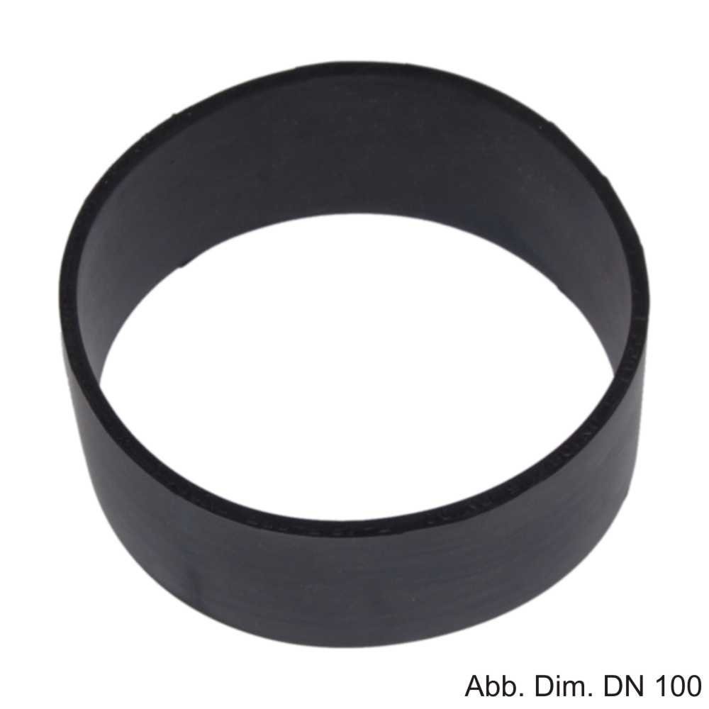 Haas KG Wasserrohr Gummischlauchstück Eternit für HT/PVC/PE/SML - Rohre, DN 100