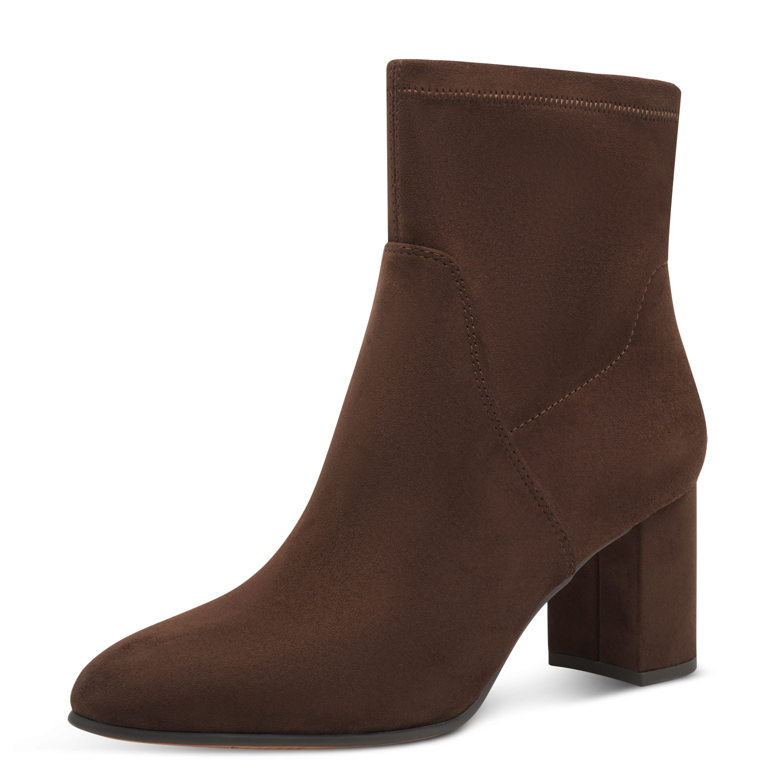 MARCO TOZZI Stiefelette Blockabsatz, Ankle Boots mit zweckmäßigem Innen-Reißverschluss