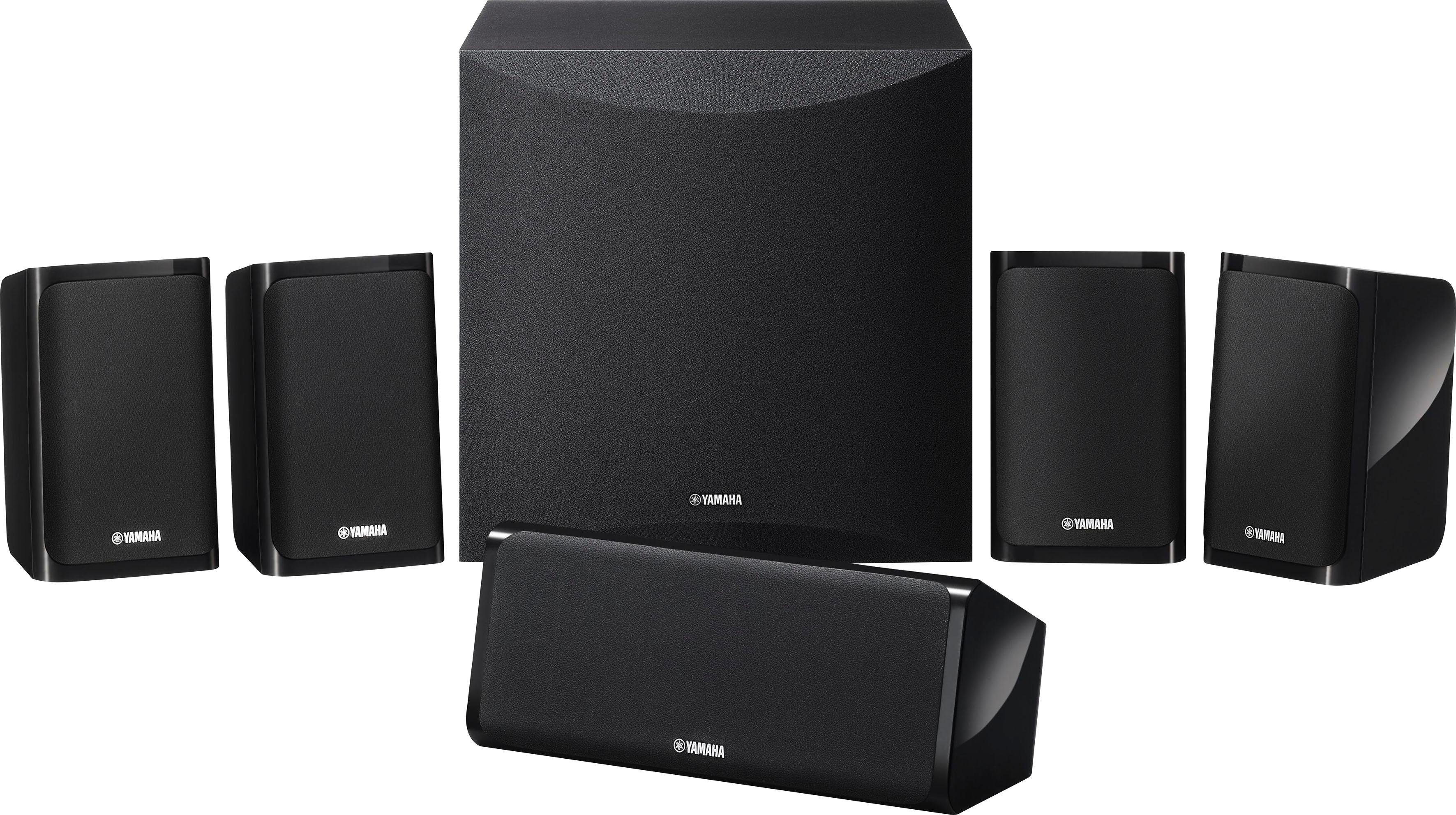 Surround-Lautsprecher aufeinander Subwoofer (200 W), Yamaha perfekt 5.1 Lautsprechersystem NS-P41 und abgestimmt