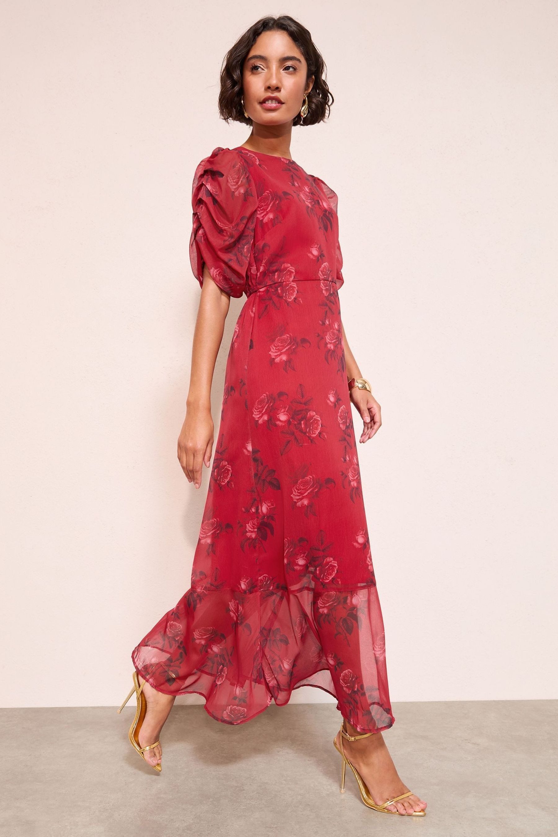 Friends Like These Maxikleid Friends Like These Chiffon-Maxikleid, Regular (1-tlg)