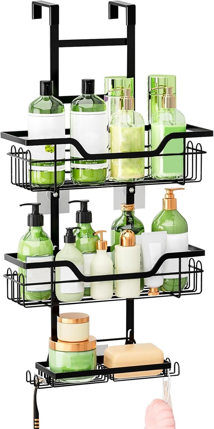 Refined Living Duschregal Over The Door Duschregal 3 Etagen,Kein Bohren,Mit günstig online kaufen