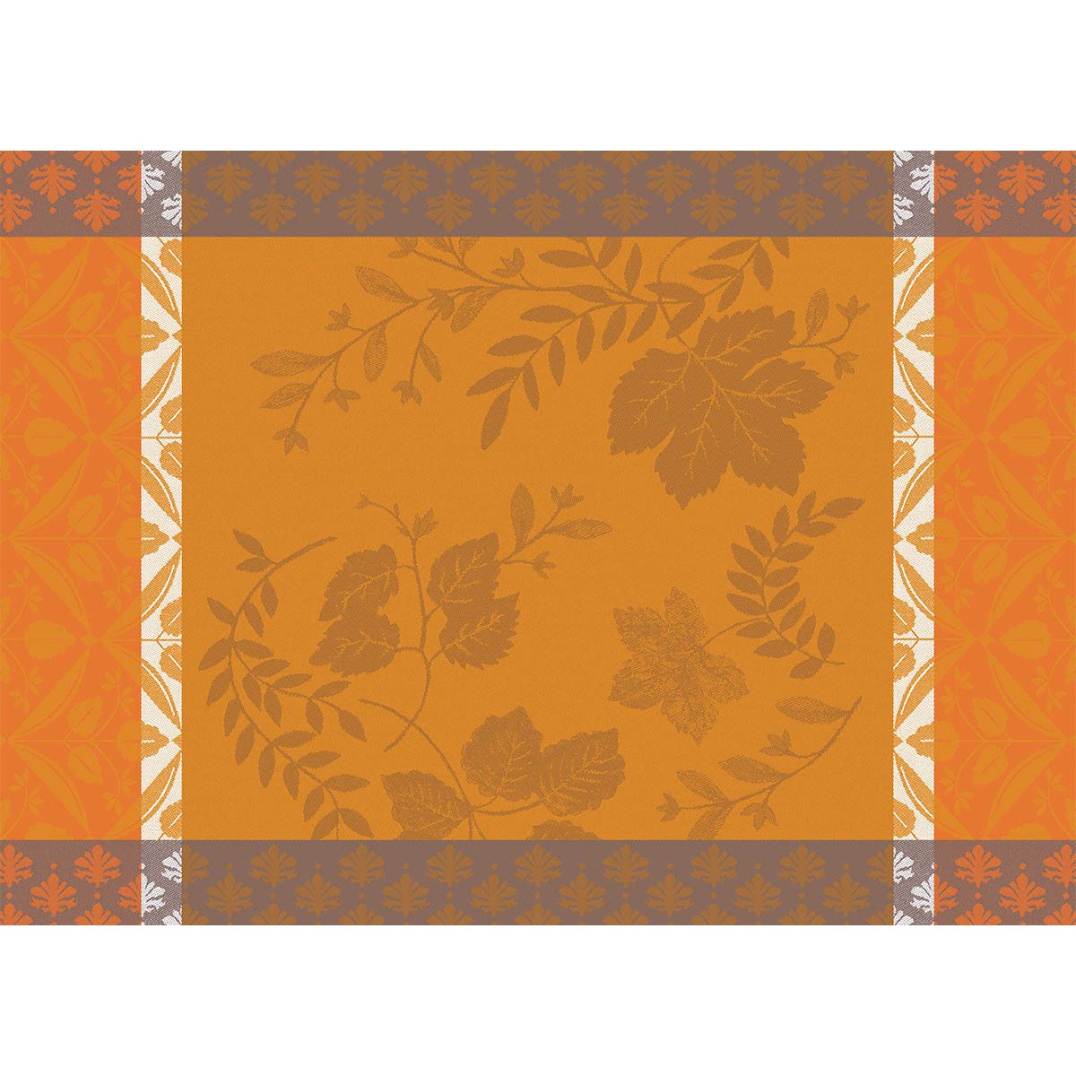 Le Jacquard Francais Platzset Beschichtete Tischsets (2x Set) Manor Lane Coloquinte 36x50 cm, (Set, 2-St), beschichtet