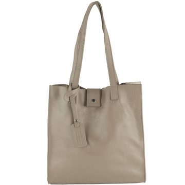 modamoda de Schultertasche T247, Echtleder Handmade in Italy