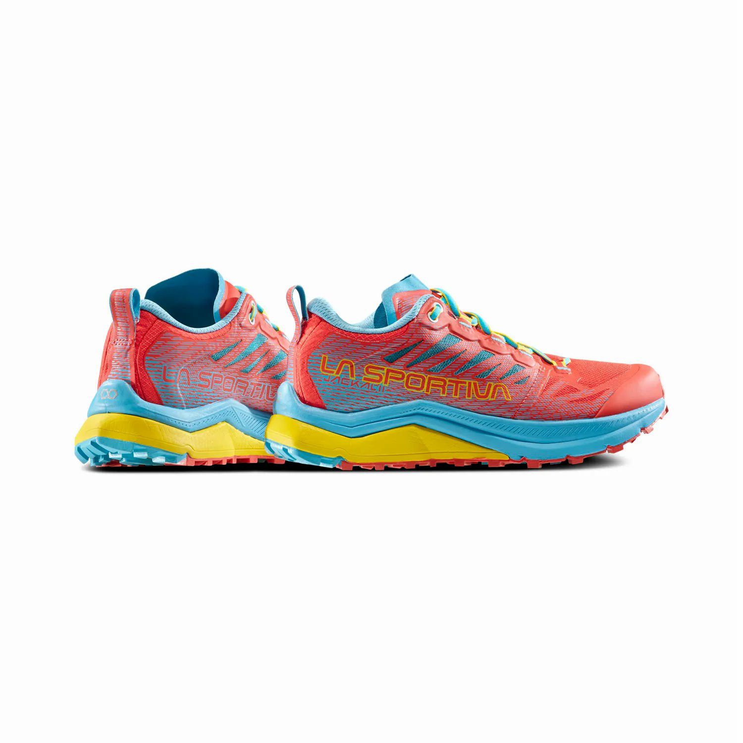 La Sportiva Trail-Laufschuhe Jackal II rot/blau Damen Wanderschuh