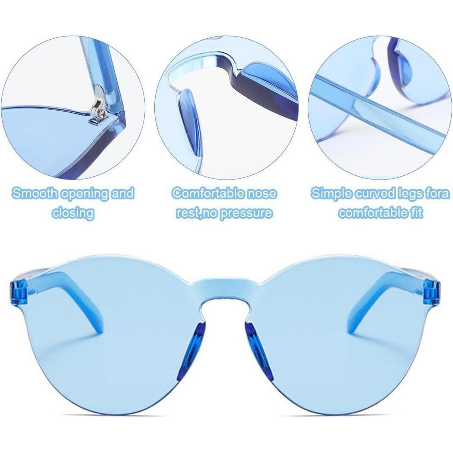 LuxusKollektion Sonnenbrille Sonnenbrillen 12er Set Hippie Party Kinder Erwachsene Foto Schwarz