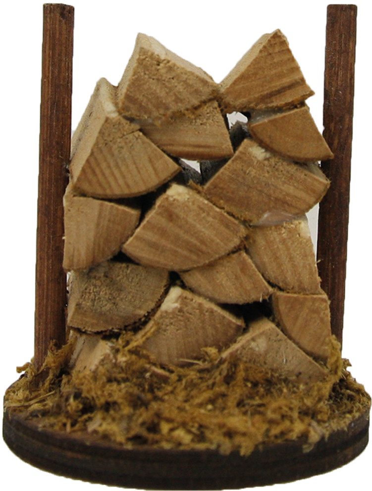 FADEDA Krippen-Zubehör FADEDA Holzstoß, Höhe in cm: 5