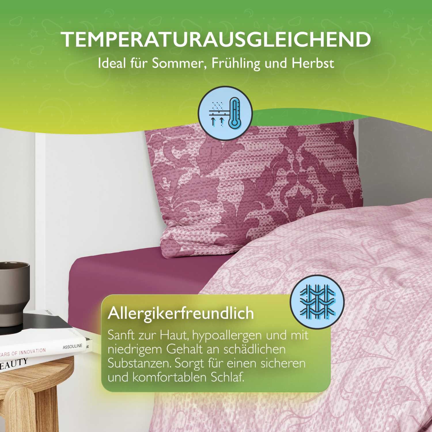 etérea Himmlische Qualität Bettwäsche etérea Renforcé Baumwoll Bettwäsche Barock Blau, Renforcé, 2 teilig
