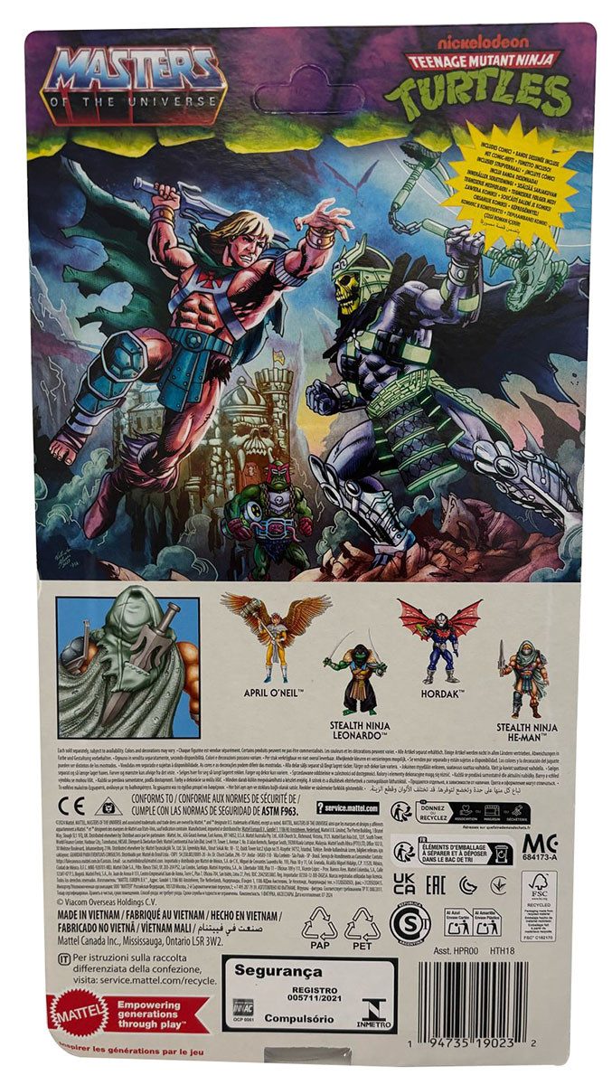 Mattel® Actionfigur Turtles Of Grayskull Stealth Ninja He-Man Masters Of The Universe, bew