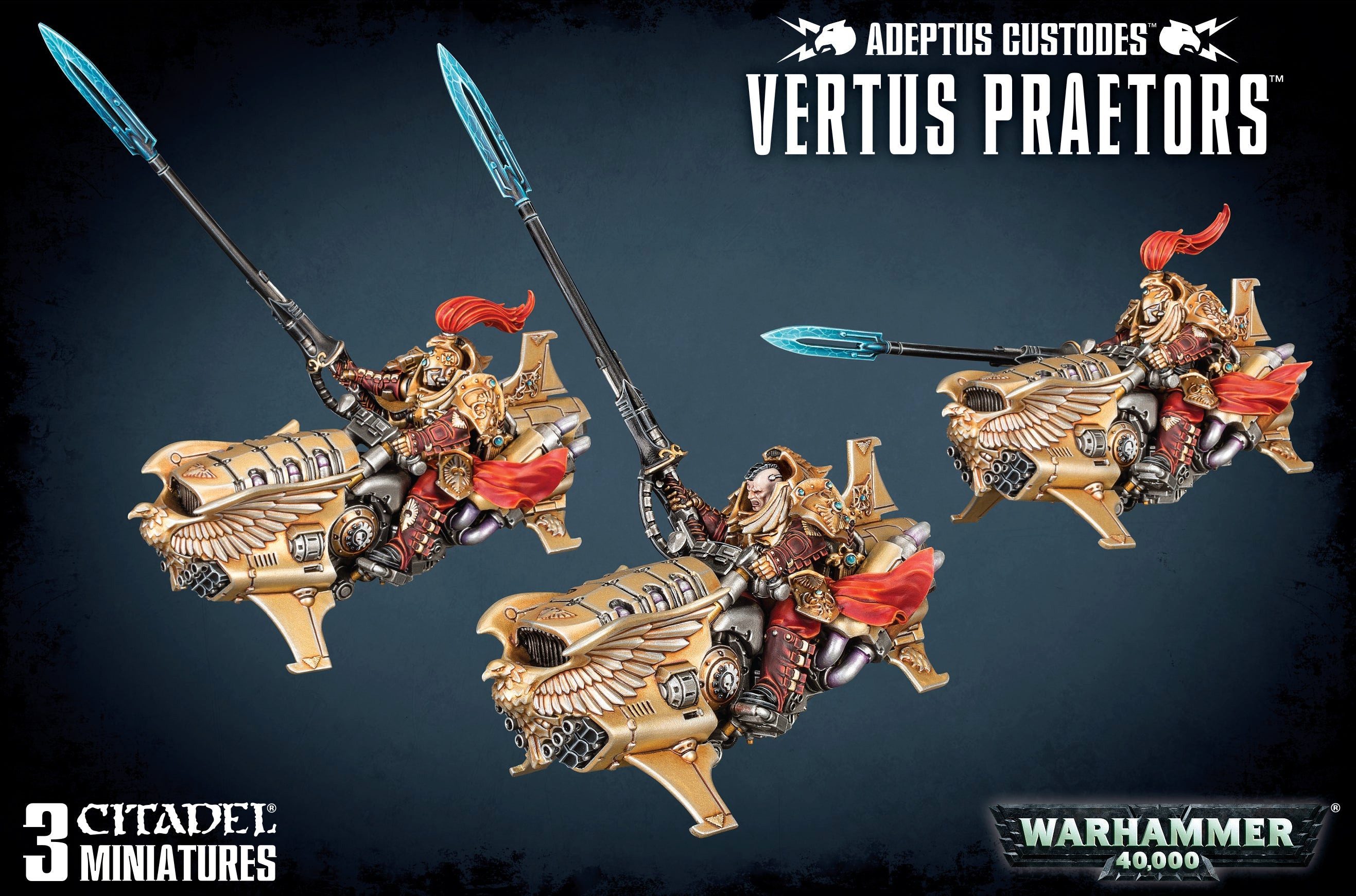 Spielfigur Warhammer 40.000 Adeptus Custodes Vertus Praetors