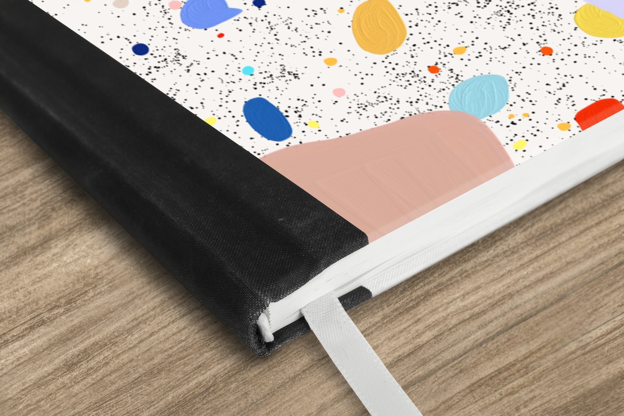 Thumbnail - MuchoWow Notizbuch Terrazzo - Pastell - Aquarell, Notebook, Notizblock a5, Tagebuch, Journal Liniert