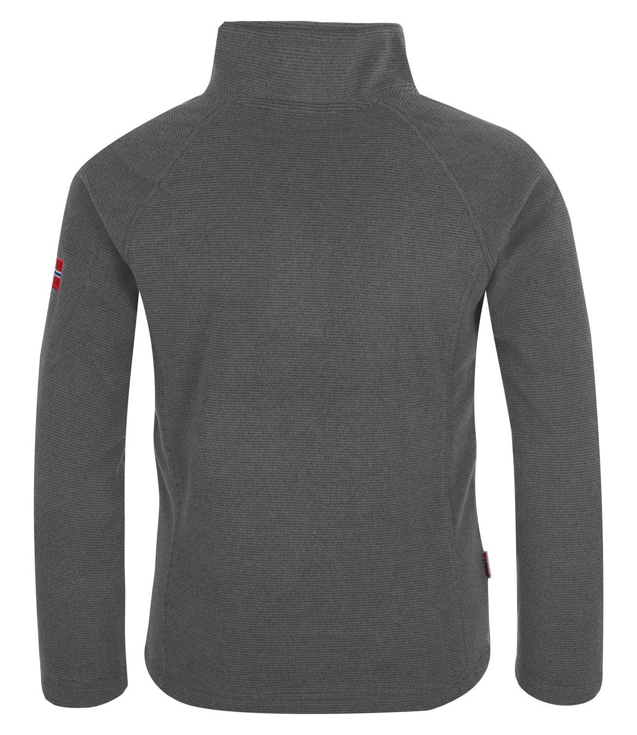 Grau TROLLKIDS Rondane Fleecepullover