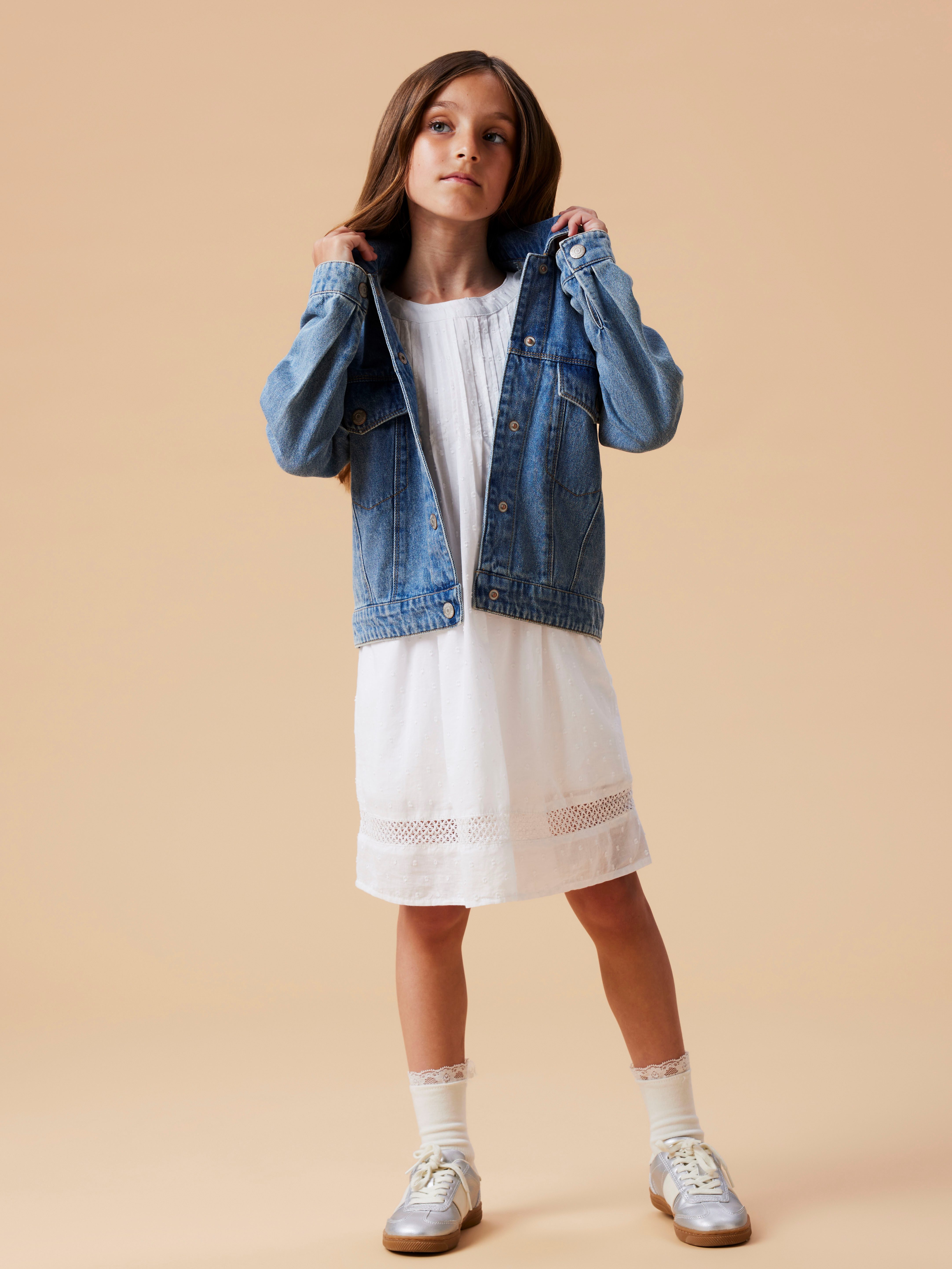 Name It Jeansjacke NKFMILA DNM JACKET 8510-ZA NOOS in leicht verkürzter, klassischer Form