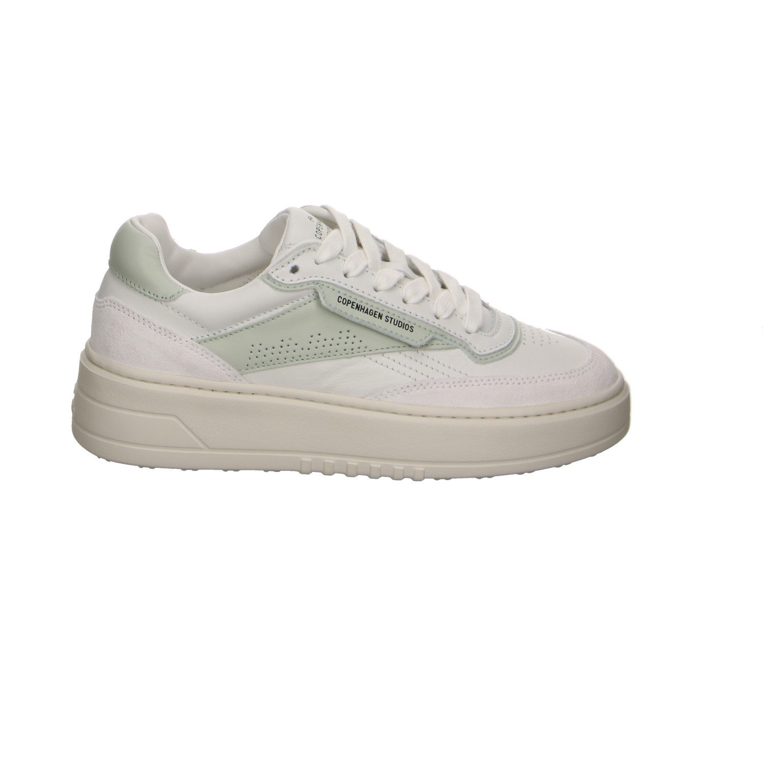 Copenhagen Studios Copenhagen Cph89-white Sage Leder Schnürschuhe weiss Schnürschuh