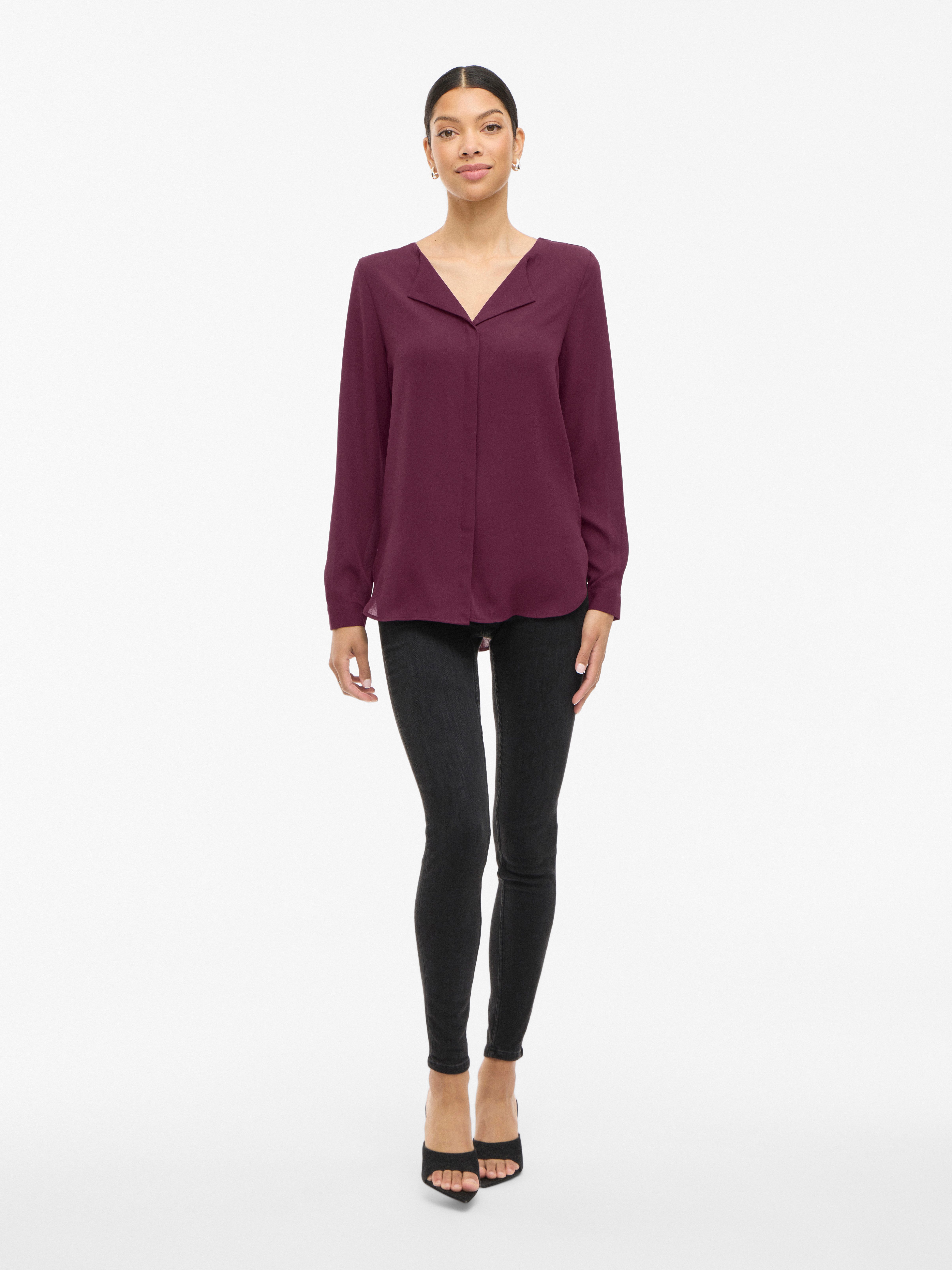 Vila Blusenshirt VILUCY L/S SHIRT - NOOS