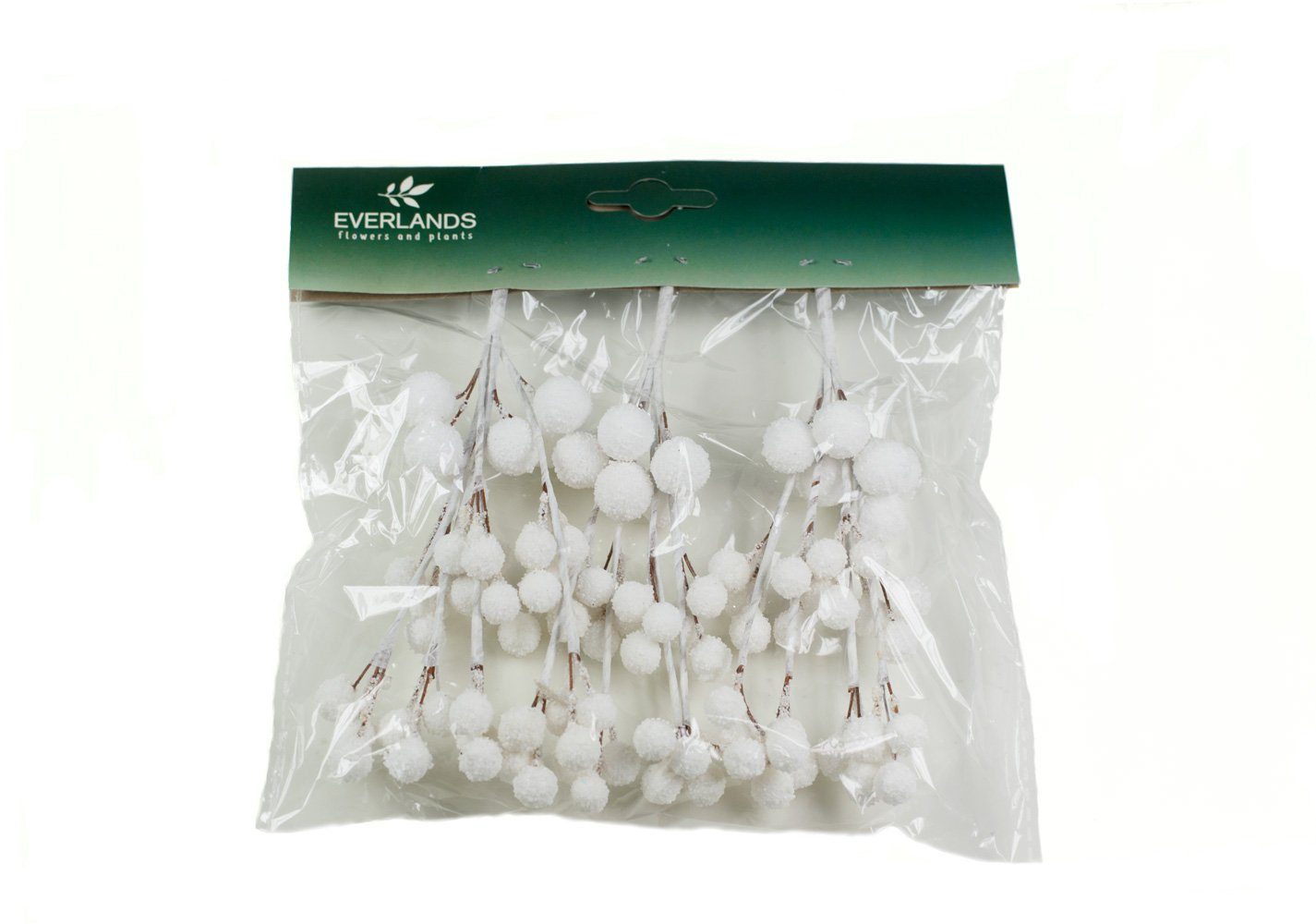 Kunstpflanze, Kaemingk, Beerenzweige mit Schnee künstlich 15cm weiß, 3 Stüc günstig online kaufen