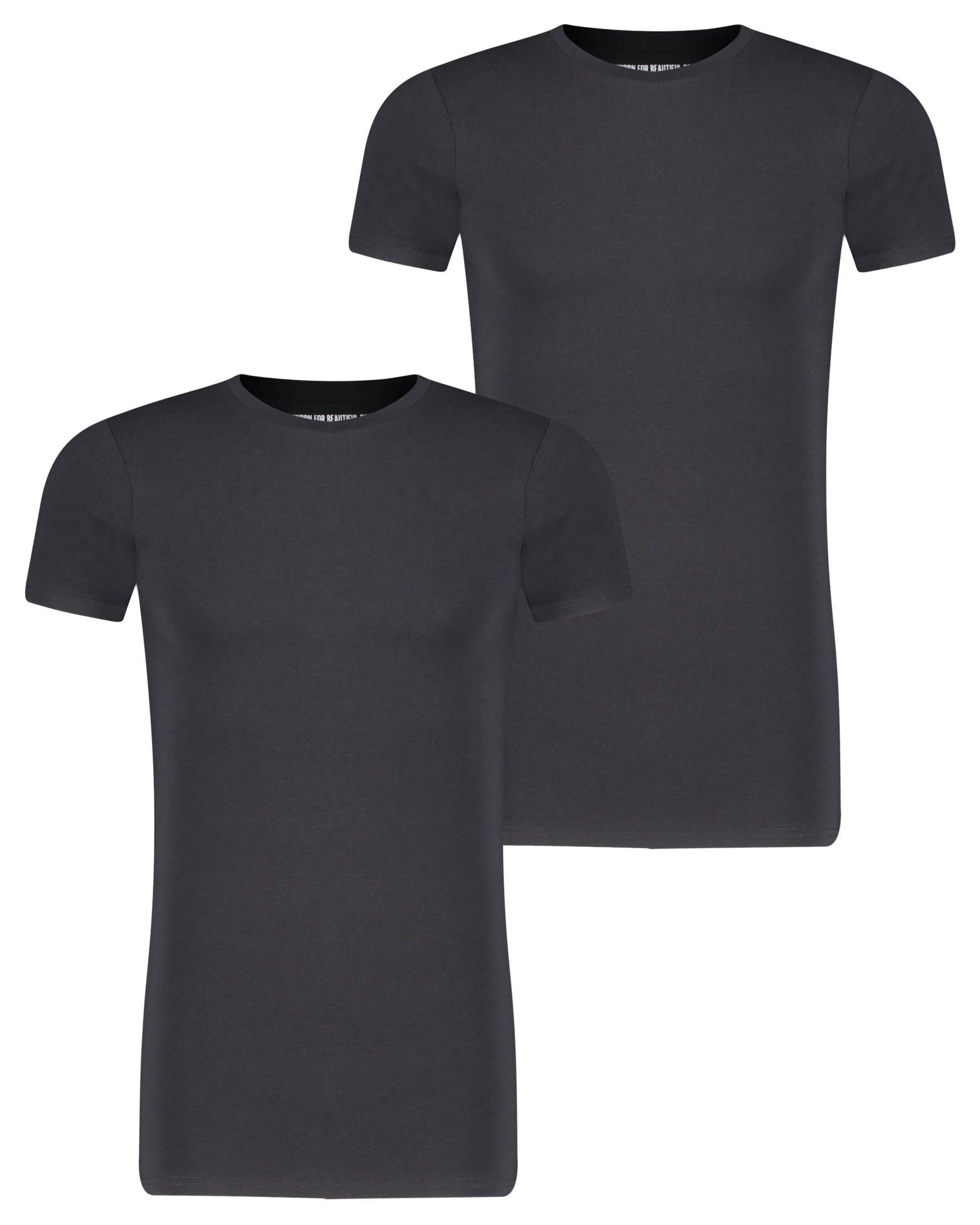 Drykorn T-Shirt Herren T-Shirt "Cadan_2" Kurzarm 2er-Pack (1-tlg) schwarz (15)