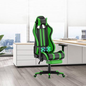 AUFUN Gaming-Stuhl Authmic Biirostuhl Ergonomischrr Schreibtischstvhl, Max. 150 kg, 360° drehbar