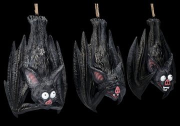 Figuren Shop GmbH Tierfigur Fledermaus Figuren - Nichts Böses Hängend - Tierfigur Deko Dekofigur