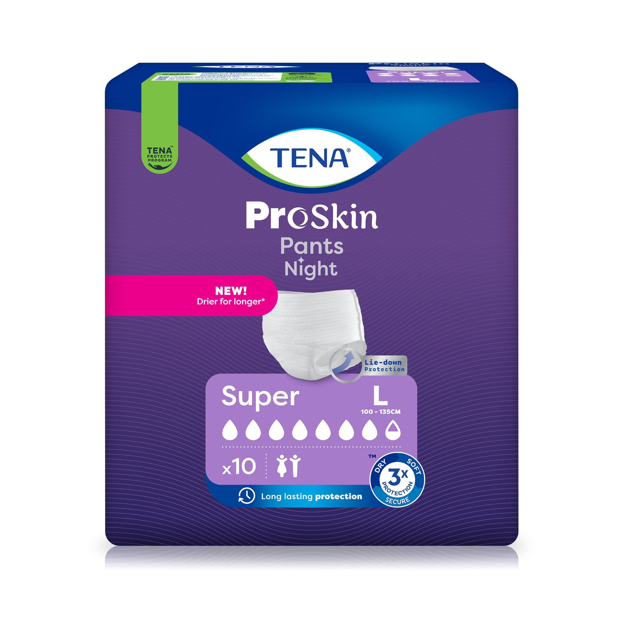 TENA Inkontinenz-Pants TENA - Pants Night Super, L Gr., 10-St.