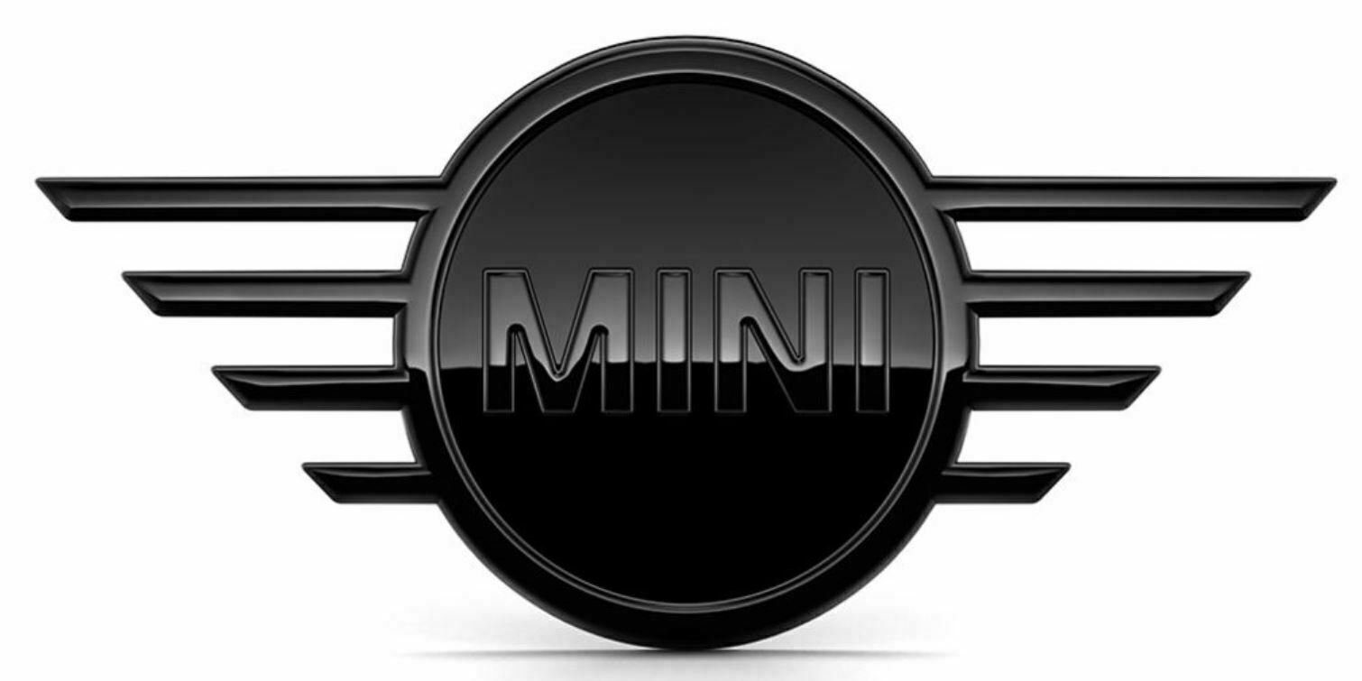 MINI Schlüsselanhänger MINI Countryman F60 Emblem Piano Black Motorhaube  vorne (1-tlg)
