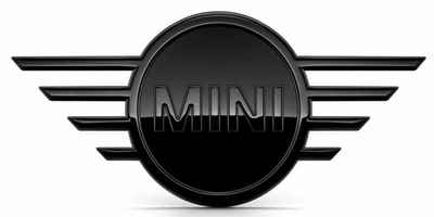 MINI Schlüsselanhänger MINI Countryman F60 Emblem Piano Black Motorhaube vorne (1-tlg)