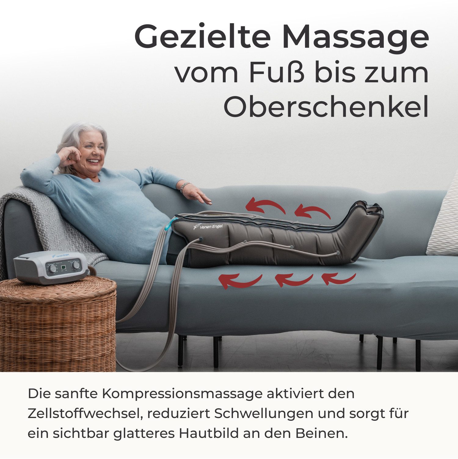 Venen Engel Massagegerät Venen Engel 4 Basic mit Beinmanschette
