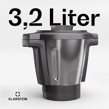 Klarstein Mixaufsatz Aria Ceramic Jar, Zubehör für Aria Smart Mix-Behälter 4,7 Ltr Zubehör Keramik-Antihaft