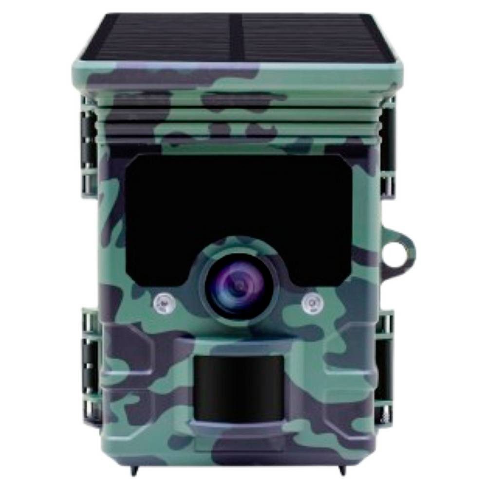 Camouflage Wildkamera EZ-Solar Wildkamera 46 Megapixel inkl. Solarladegerät mit Li-Ion-Akku, (inkl. Solarladegerät mit Li-Ion-Akku, WLAN)