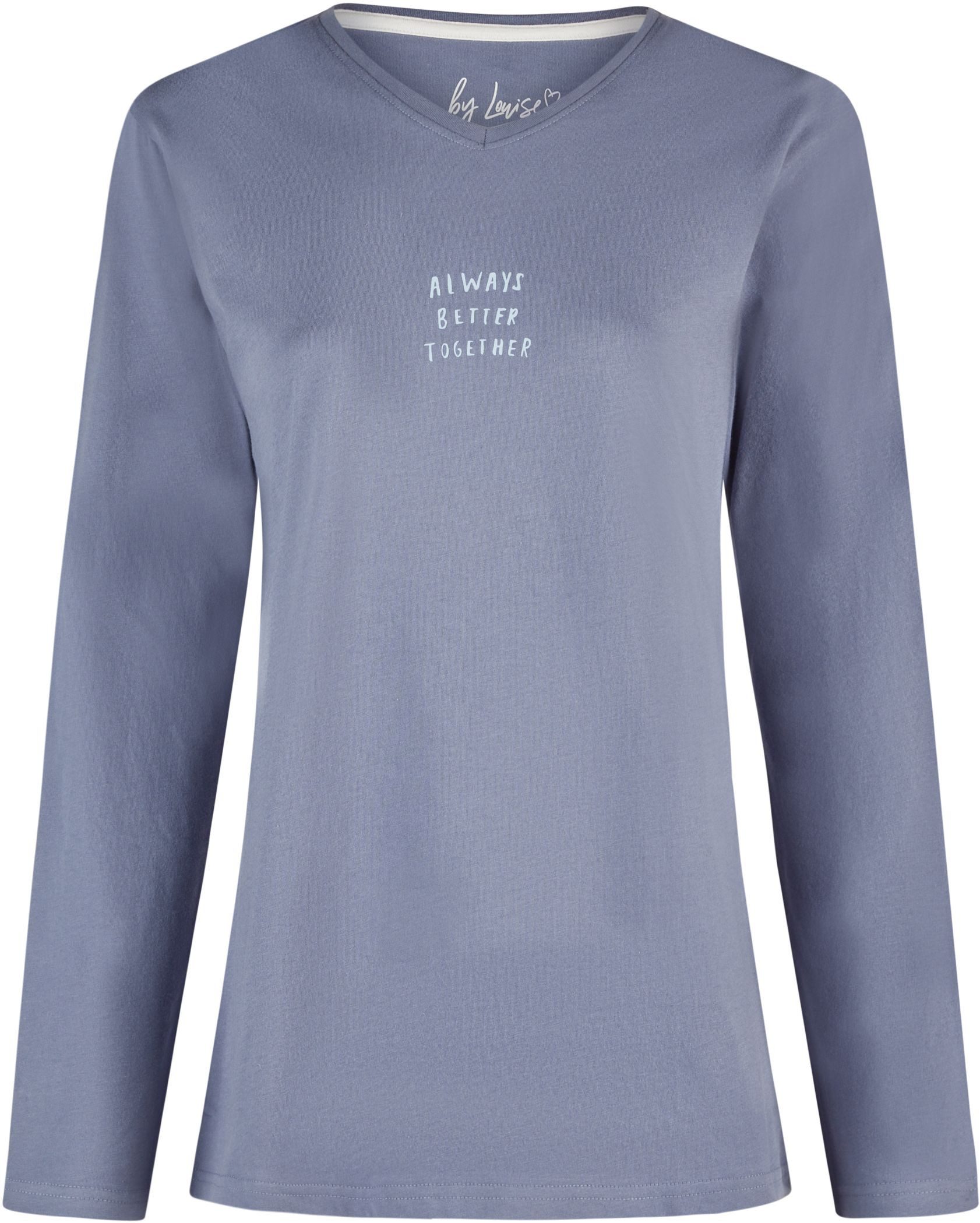 By Louise Schlafanzug by Louise Damen Pyjama Schlafanzug lang Blumen Rundau günstig online kaufen