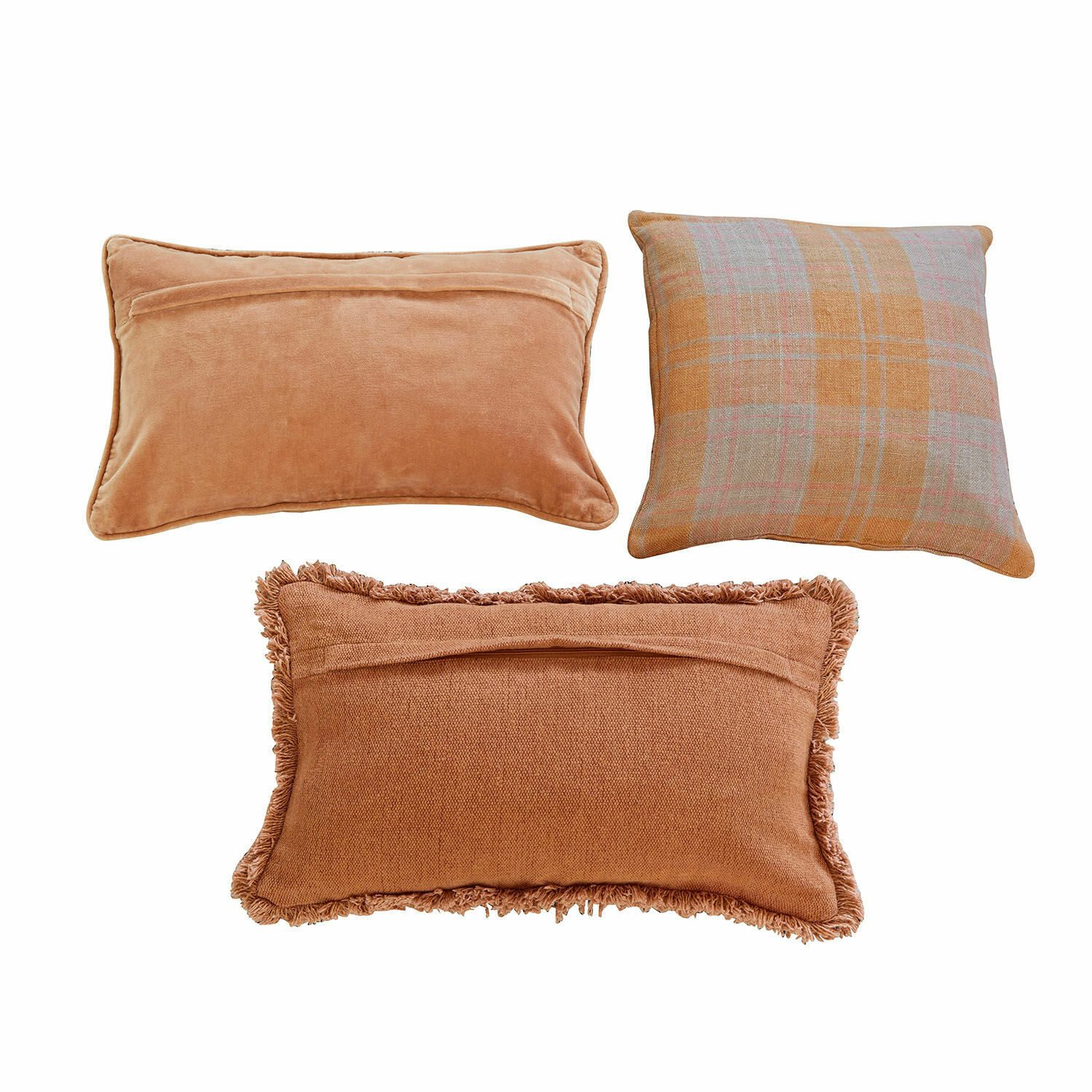 Mirabeau Kissenhülle Kissenhülle 3er Set Léonille terrakotta günstig online kaufen