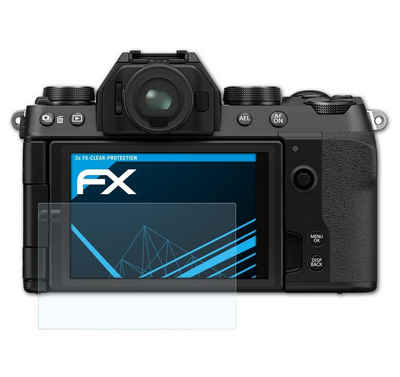 atFoliX Schutzfolie Displayschutz für Fujifilm X-S10, (3 Folien), Ultraklar und hartbeschichtet