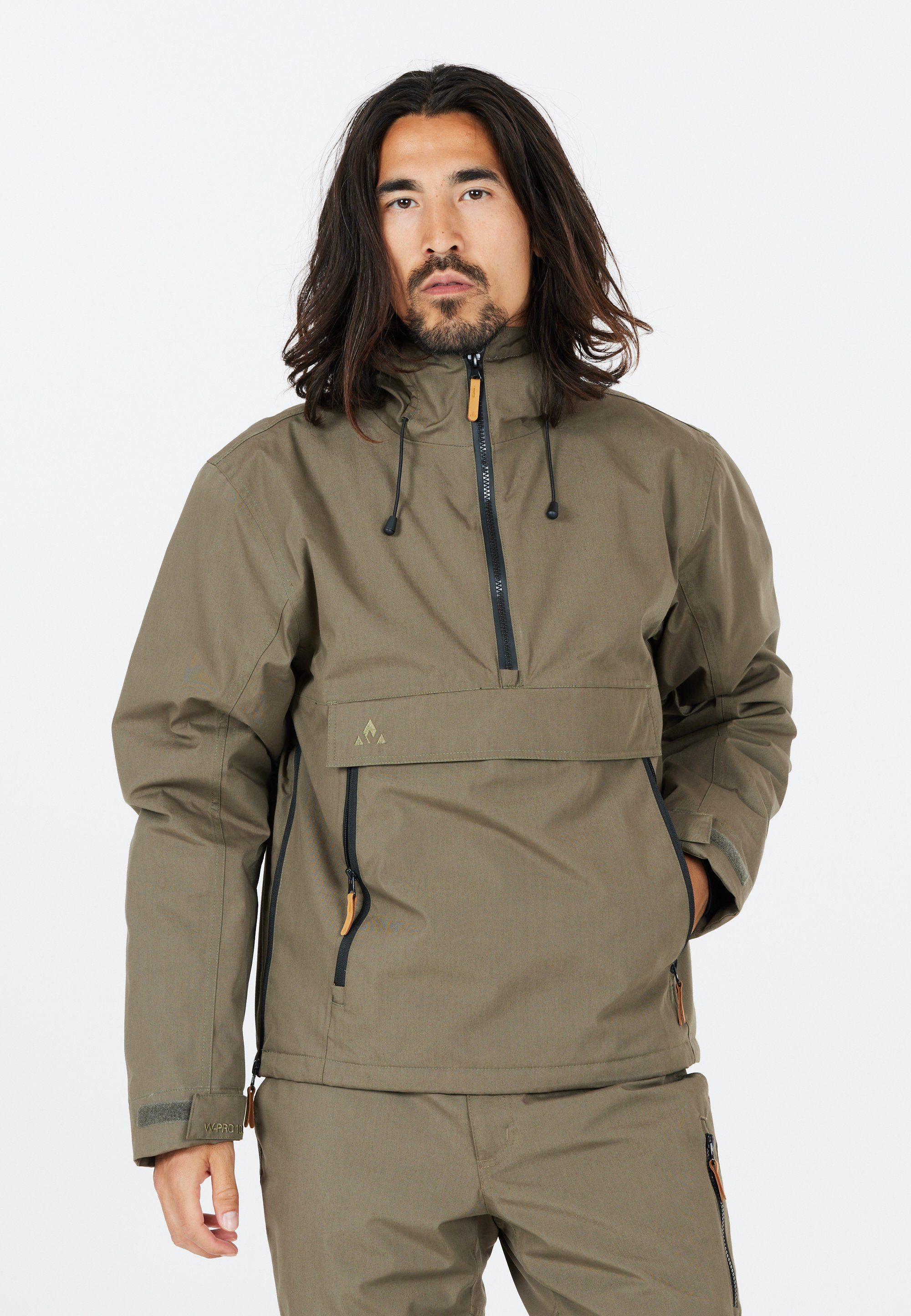 WHISTLER Outdoorjacke Snapper mit wasserabweisender Membran olivgrün