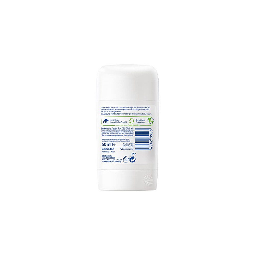 Nivea Deo-Spray (50 ml), mit Natural Formel Fresh Deo Stick kühlender Deodorant