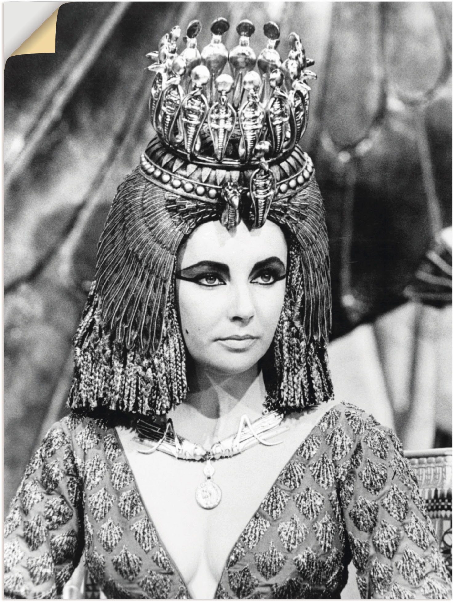 Artland Wandbild Kleopatra, 1963, Film (1 St), als Leinwandbild, Wandaufkleber oder Poster in versch. Größen