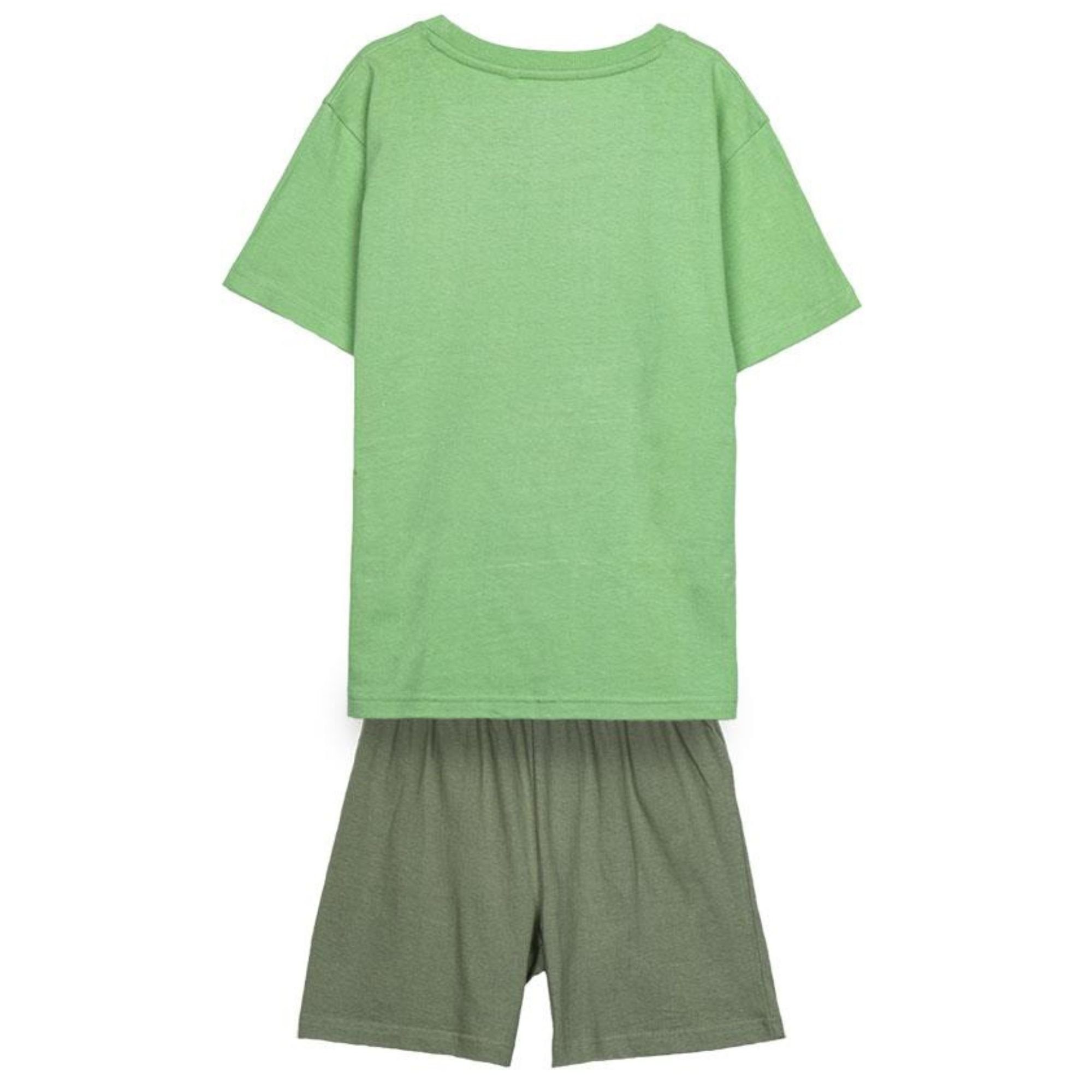 Star Kinder cm GROGU Shorty (2 Schlafanzug Grün Gr. Set 116-158 tlg) - Jungen Wars Pyjama kurz