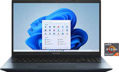 Asus VivoBook Pro 15 OLED M3500QA-L1271W Notebook (39,6 cm/15,6 Zoll, AMD Ryzen 7 5800H, Radeon Graphics, 1000 GB SSD)