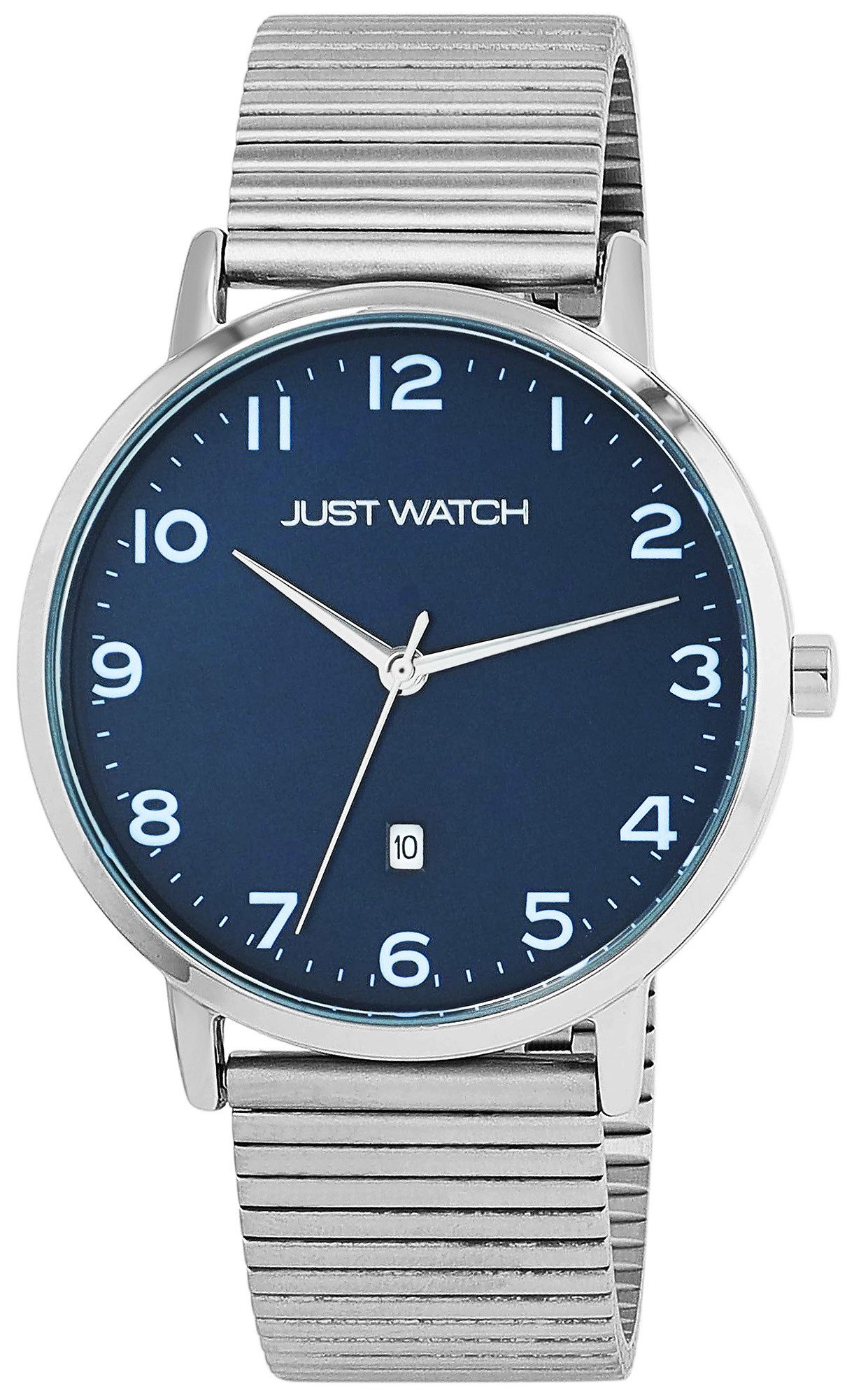 Just Watch Quarzuhr Ruka Edelstahl, Gliederarmband, Datumsanzeige
