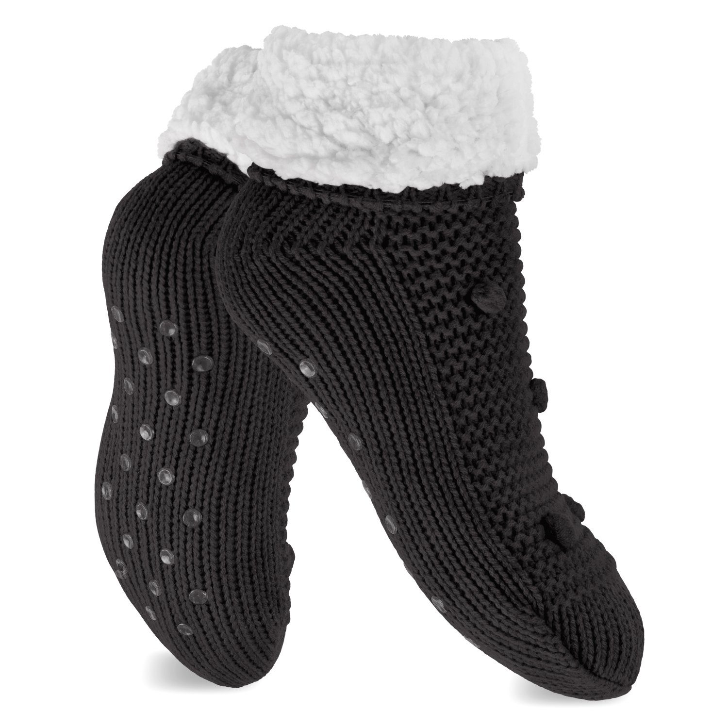 Footstar ABS-Socken Damen weiche Winter Шкарпетки Шкарпетки із стопперами ABS