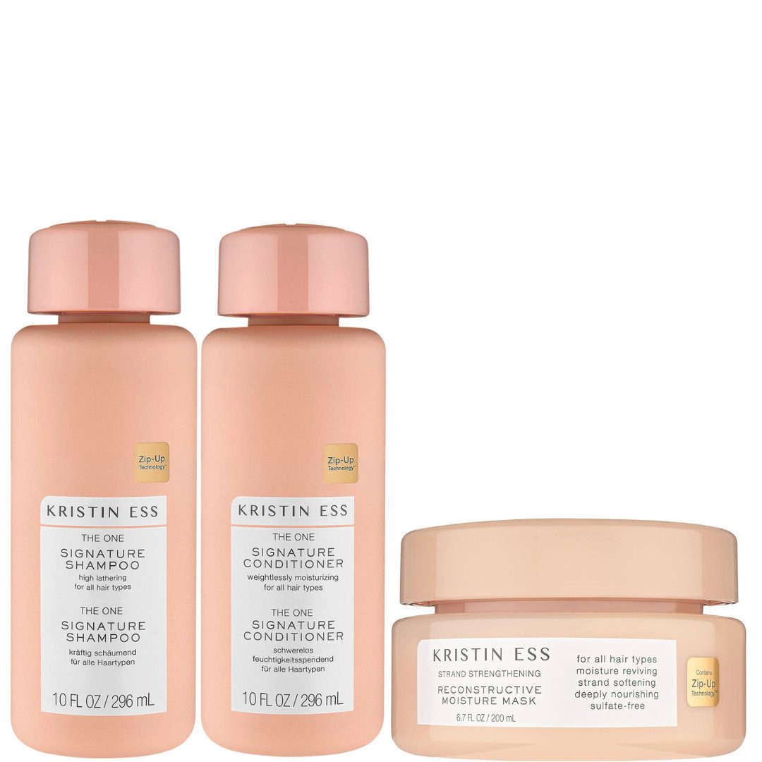 Kristin Ess Haarpflege-Set Signature Trio Shampoo + Conditioner + Maske, 3-tlg.