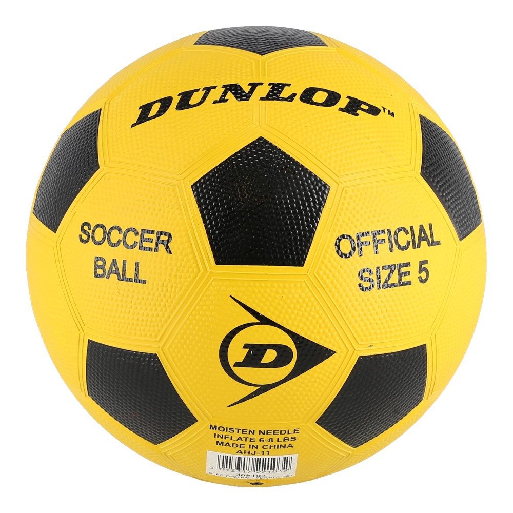 Dunlop Fußball Size 5 gelb/schwarz - 1 Stück
