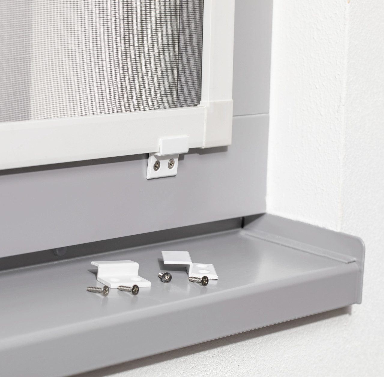 Primaster Insektenschutz-Fensterrahmen Primaster Einhängewinkel-Set für