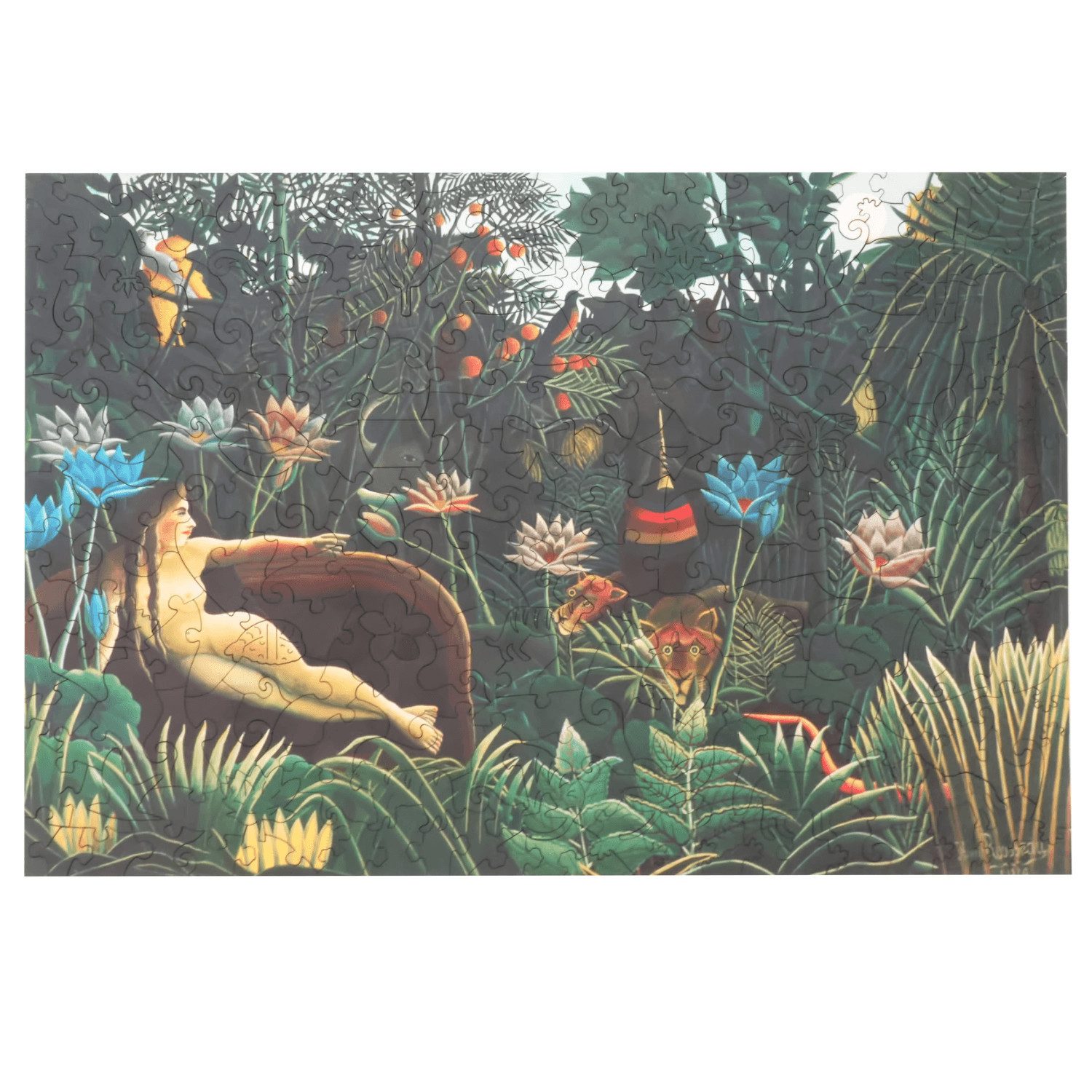 MagicHolz Puzzle Der Traum Henri Rousseau Holzpuzzle (2D), 250 Puzzleteile