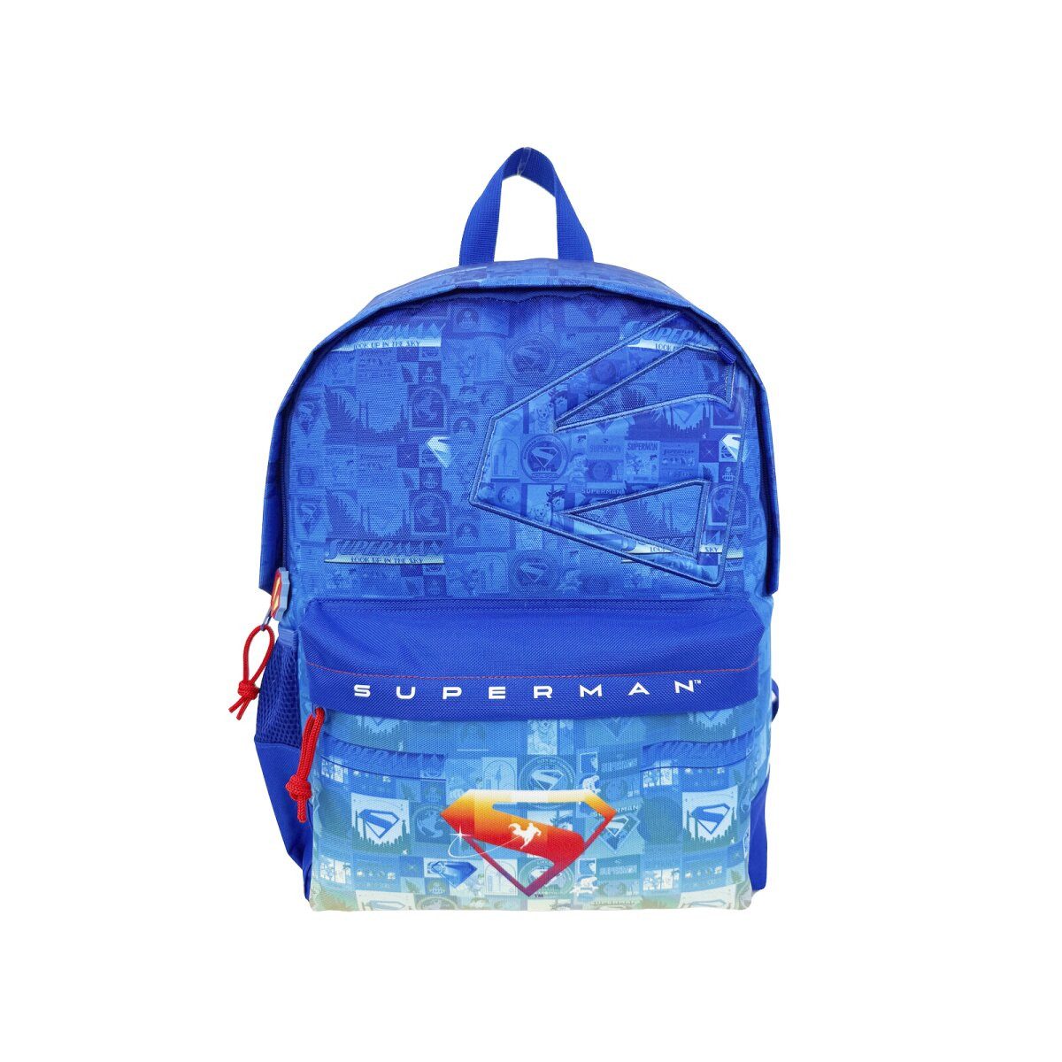 Superman Kinderrucksack Superman Freizeitrucksack Schulrucksack 2 Fächer (1-tlg)