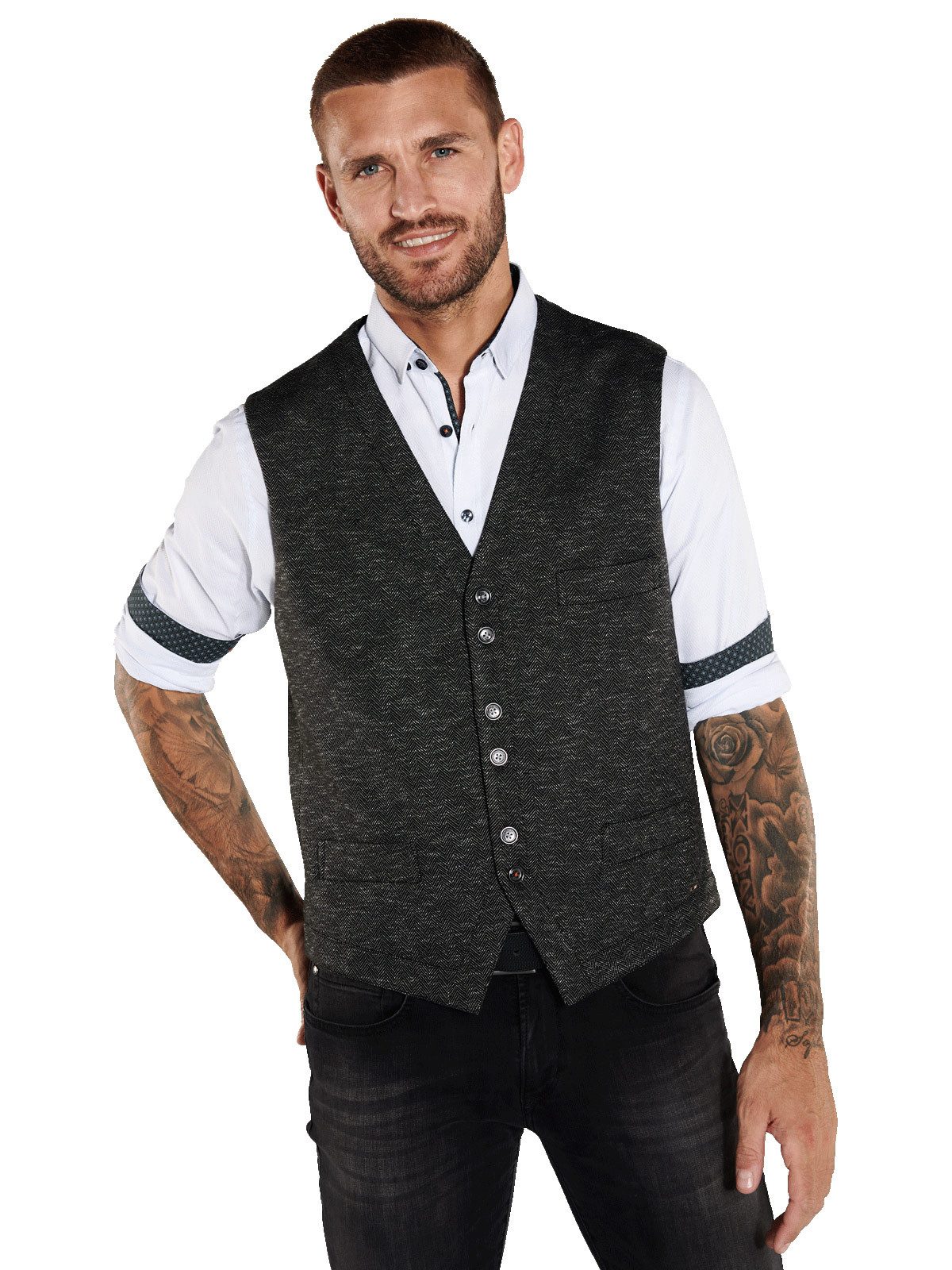 Anzugweste Sakko-Weste slim fit